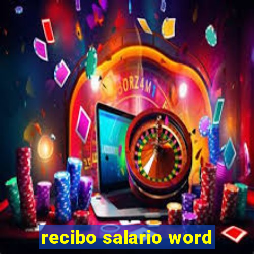 recibo salario word