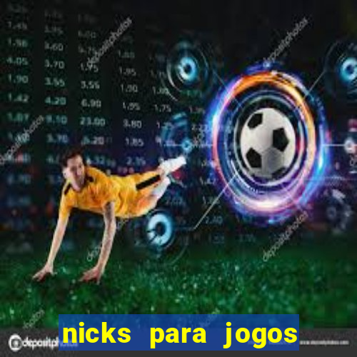 nicks para jogos de tiro