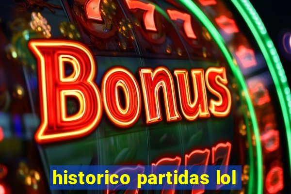 historico partidas lol