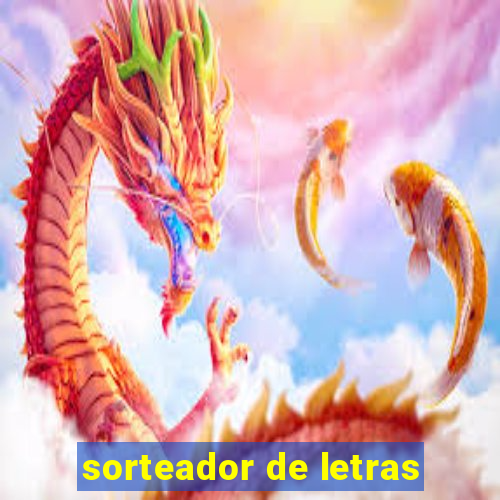 sorteador de letras