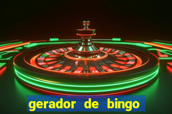 gerador de bingo de palavras