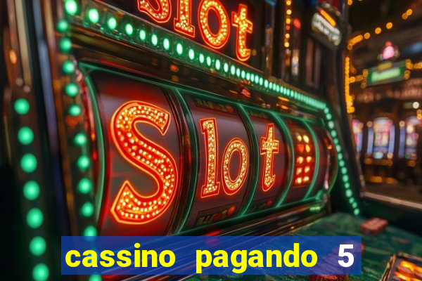 cassino pagando 5 reais no cadastro