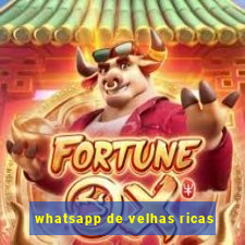 whatsapp de velhas ricas