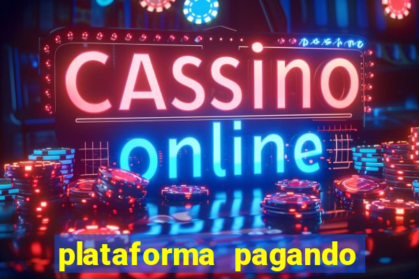 plataforma pagando no cadastro