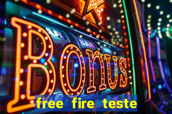 free fire teste grátis jogar agora