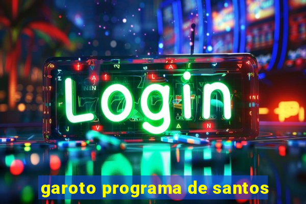 garoto programa de santos