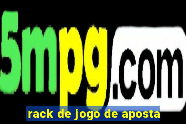 rack de jogo de aposta